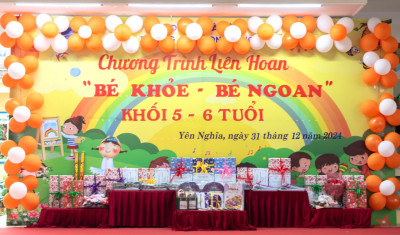 Liên hoan "Bé khỏe-Bé ngoan" khối MGL 5-6 tuổi